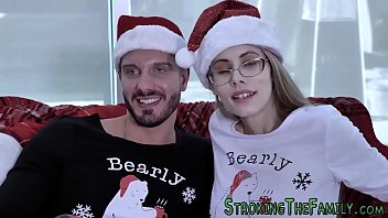 Teen babe gives blowjob and rides