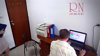 SEXRETARY. ENF Office domination. The boss is fucking the secretary woman Stupid secretary can only fuck but not work FULL VIDEO