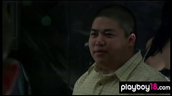 Guys surprised and totally busted in a dark fetish cave