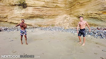 Beach Enjoy Each Other'_s Body! - NextDoorBuddies