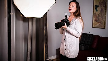 Wet Latina teen Violet Starr sucking guys hard cock before he penetrated her tight pussy