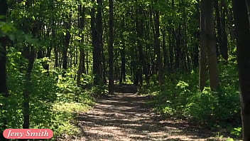 A Not Planned Date. Jeny Smith walking with stranger with mini skirt and no panties