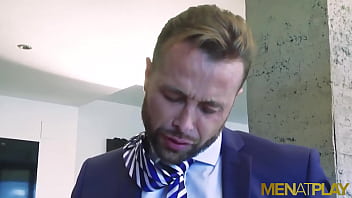 MENATPLAY Hunky Businessman Frank Valencia Fucks Diego Reyes