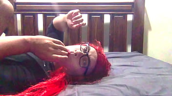 SISSY CROSSDRESSER swallow own CUM compilation