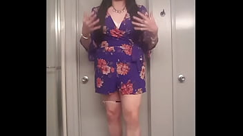 A Purple Hawaiian Romper Outfit Video