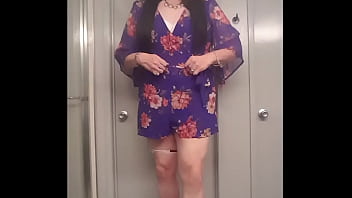 A Purple Hawaiian Romper Outfit Video