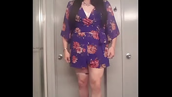 A Purple Hawaiian Romper Outfit Video