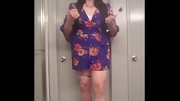 A Purple Hawaiian Romper Outfit Video
