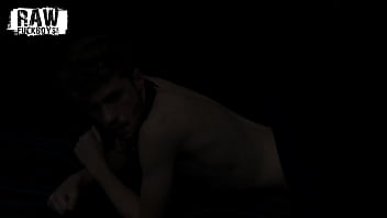 RAW FUCK BOYS - Hairy stud hammers willing twink raw through curtain