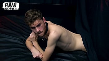 RAW FUCK BOYS - Hairy stud hammers willing twink raw through curtain