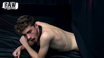 RAW FUCK BOYS - Hairy stud hammers willing twink raw through curtain