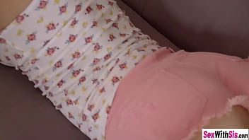 After hard studying teen Alina Lopez banged so hard by a perverted stepbro