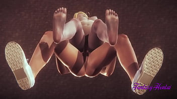 Dragon Ball 3D Hentai - C18 blowjob with cum in her mouth and Fucked with creampie - Anime Manga Japanese Porn