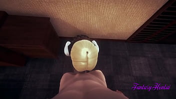 Dragon Ball 3D Hentai - C18 blowjob with cum in her mouth and Fucked with creampie - Anime Manga Japanese Porn