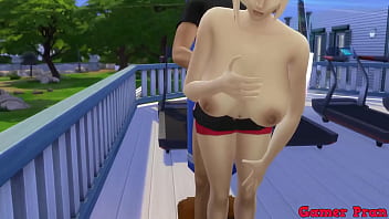 Anime ecchi Cap 12 el maestro roshi entrena a todas las chicas y al fina logra follarse a una de sus alumna como a el le gusta folla anal