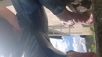 Compilation of Wetting my Jeans and pouring out from my High Heels and Pants