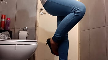 Compilation of Wetting my Jeans and pouring out from my High Heels and Pants