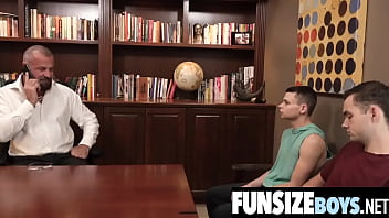 Big dick Dr Wolf goes deep in 2 tight ass twink boys-FUNSIZEBOYS.NET