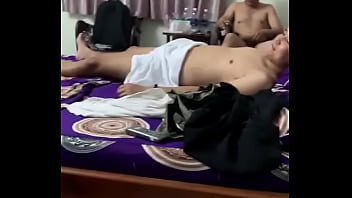 Malay mature slut wife fuck with young guy while cucks watch