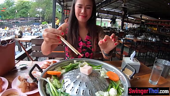 Amateur couple out for dinner and later having passionate sex at home