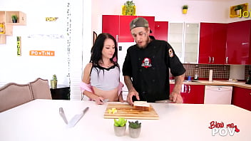 Blow Me POV - Big Dick To Suck for Petite Brunette