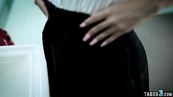 Teen Kristen Scott in sexy unifomr fucked in the locker room by perv teacher