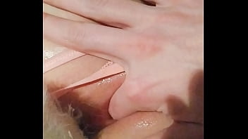 I put a ponytail in her ass, and then I played with the pussy