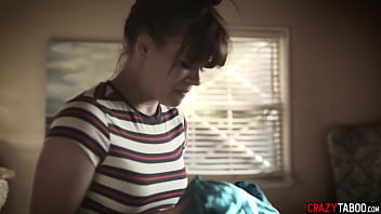 Two sexy teens with amazing asses Alison Rey and Karlee Grey shared stepdads big cock after arguing