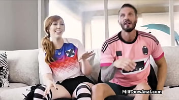 After game anal with big tit redhead milf