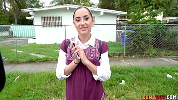 Becky Sins Conservative Teen First Fuck In Bus