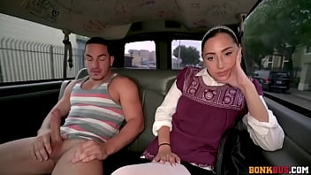 Becky Sins Conservative Teen First Fuck In Bus