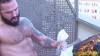 MENATPLAY Latino Hunk Denis Vega Anal Fucked By Businessman