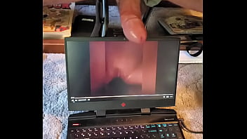 Daddy Shoots a Load on Laptop