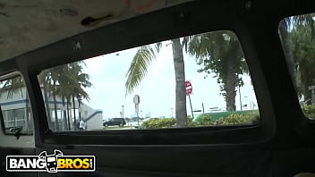 BANGBROS - Busty Asian Babe Asa Akira Fucking Random Dudes On The Bang Bus