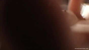 Sexy blonde gives an amazing deepthroat blowjob