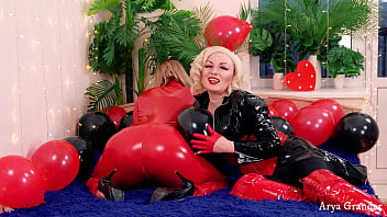 Air Balloons Looner Lesbian Fetish 4k Free Video Arya Grander and model Fetishaura