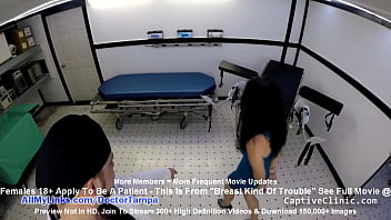 &quot_Breast Kind of Trouble&quot_ Lenna Lux, Angelica Cruz &amp_ Reina Group Strip Search &amp_ Cavity Search With Gyno Exam From Doctor Tampa &amp_ Nurse Lilith Rose com