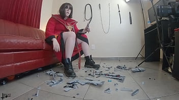 BTS Giantess Empress Destroys Star Destroyer