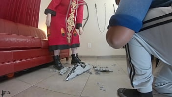 BTS Giantess Empress Destroys Star Destroyer