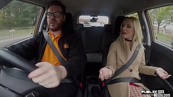 Big ass scot publicly riding driving instructor