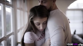 Pervy stepbrother pummeling stepsister Gia Derza from below