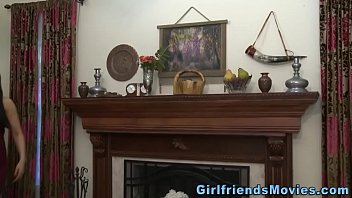 Pussy eating lesbian cums tribbing