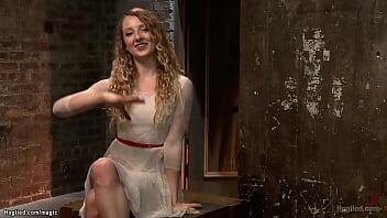 Blonde slaves fingered and vibed