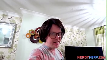 Yorkshire nerd watches big busty brit