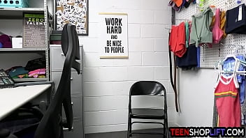 Stealing a pregnancy test got hot teen Charly Summer caught by a mall cop