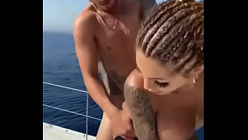 Shemale Make Sex in the Boat