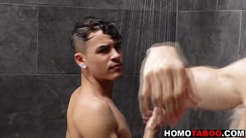 Bullied twink gets saved then fucked by stepbrother