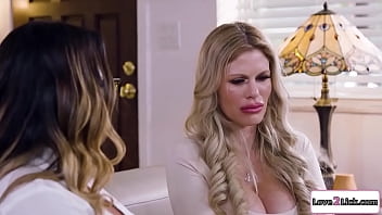 Busty russian licking her doctors pussy