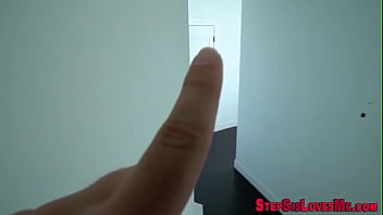 Teen gets pussy licked by stepbrother