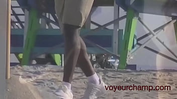 Exhibitionist Wife 464 Helena Price - Voyeur beach teasing and public pussy flash!